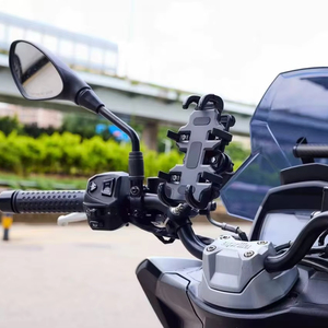 Soporte Universal para Teléfono de Motocicleta, Soporte para Manillar de Bicicleta, Antivibración, Rotación de 360 Grados, Soporte Móvil para iPhone - Product Image 1