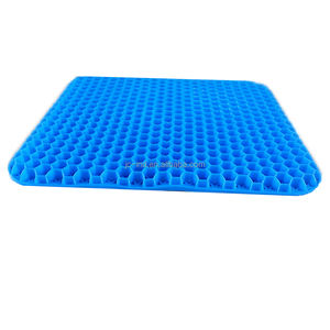 Cuscino Ortopedico <span class=keywords><strong>Elastico</strong></span> in Silicone a Nido d'Ape TPE per <span class=keywords><strong>Sedie</strong></span> e Sedili Auto, Supporto Traspirante 3D in Gel TPE - Product Image 3