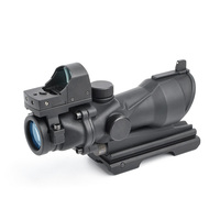 Lunette tactique AIM-O 4X 32 en alliage d'aluminium avec réticule rouge/vert, mini viseur point rouge modèle AO5321, montage QD pour la chasse