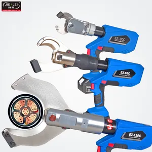 battery powered hydraulic cable cutter cordless cable cutter machine for armored cable steel wire rope