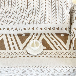 Housse de canapé en chenille à rayures Boho pour canapé inclinable à trois places <span class=keywords><strong>lavable</strong></span> bon marché <span class=keywords><strong>lavable</strong></span> protecteur de canapé gland jeter serviette de canapé - Product Image 2