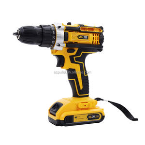 21V nuovo Set di trapano a percussione elettrico Cordless 2 batterie include <span class=keywords><strong>Driver</strong></span> OEM caratteristiche supportate trapano a martello rotativo - Product Image 1