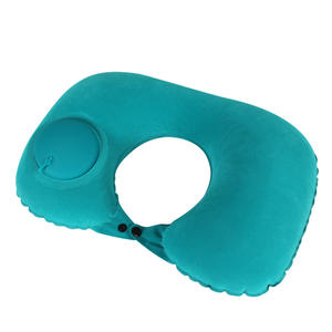 Almohada inflable portátil en forma de U para viajes en avión y automóvil, para aliviar la tensión cervical y de la cabeza - Product Image 4