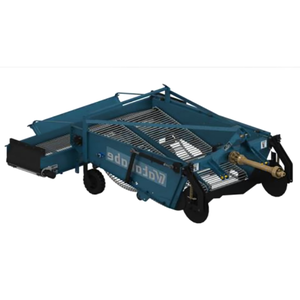Cosechadora de patatas de 2 FILAS, 1500kg, descarga lateral + excavadoras de patatas arrastradas con Web Deviner para zanahorias, ajo o cebollas, 2 filas - Product Image 5