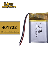401722 3.7V 100MAh pochette Rechargeable Lithium polymère li-po batterie pour MP3 écouteurs jouet casques