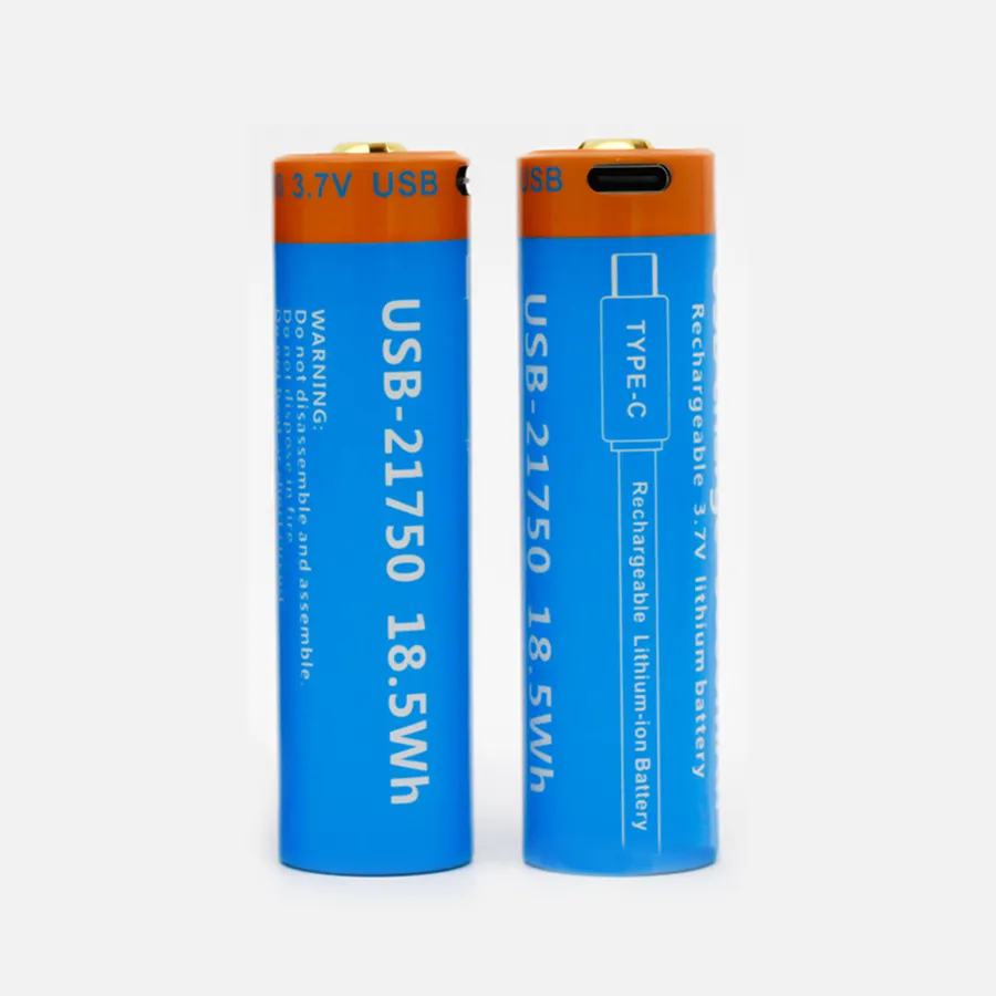 21700 USB Rechargeable Lithium Battery Constant Voltage 3.7V 5000mah Bidirectional Support Mobile Phone Rechargeable Battery