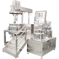 Homogeneizador al Vacío, Emulsionador de Acero Inoxidable, Mezclador de Alto Cizallamiento para la Elaboración de Cremas, Lociones, Champús y Cosméticos