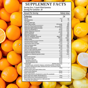 Fournisseur en gros de gommes multivitaminées pour hommes adultes, collagène, DHA, oméga-3, favorisant le bien-être général, la vitalité, les nutriments essentiels quotidiens - Product Image 2