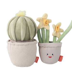 D KING <strong>China</strong> Manufacturer <strong>Cheap</strong> 20cm OEM Soft Cute Stuffed Kids Doll Customized Potted Plant Flower Plush <strong>Toy</strong> for Creative Gift - Product Image 2