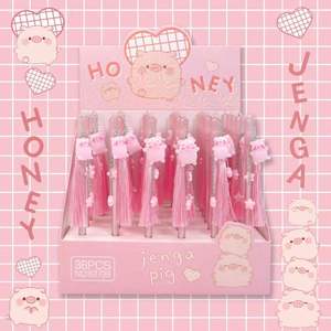 Stylo gel en plastique à encre noire avec pendentif en métal pour l'école et le bureau, idéal pour le cadeau de promotion - Product Image 6