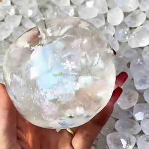 Juguete Blandito Antiestrés de TPR con Forma de Manzana Grande y Copo de Nieve Navideño de 6cm, Caramelo de Malta, Atractivo Juguete Sensorial para Aliviar el Estrés - Product Image 2