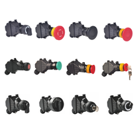 Module de commande à bouton-poussoir antidéflagrant YXFB CH0801-P4 IP66 à montage sur panneau, interrupteur antidéflagrant IIC T6 -40°C~+60°C pour applications industrielles
