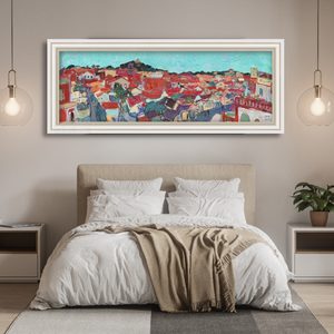 Custom of Zhang Liping's Realistic Xiamen Landscape Oil Painting Impression Gulangyu - Home Decor Art Original Clear Lotus <b>Paint</b> - Product Image 1