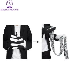 Gants à zèbre soie gros plan tour de magie magicien professionnel rue scène fête Magia accessoires facile à faire - Product Image 4