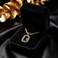 Collier chaîne en acier inoxydable de haute qualité pour femme, avec pendentifs étoiles, goutte d'huile et zircon incrusté, style rétro simple, cadeau de niche
