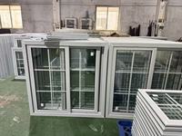 El huracán prueba de impacto ventana corredera de pvc ventanas de vidrio de oficina para casa Decoración