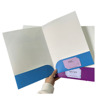 Carpeta de papel A4 personalizada con fondo blanco Carpeta de contrato impresa A4A5 Carpeta de inserción Folleto DE INFORMACIÓN Cubierta de cuero de vaca