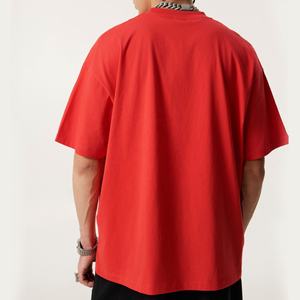 2025 unisexe personnalisé grande taille t-shirt nouveauté à manches courtes été t-shirt imprimé 100% coton coupe surdimensionnée - Product Image 2