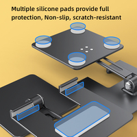 Support pliable en acier au carbone pour téléphone portable et tablette réglable et portable à bas prix pour la maison et le bureau