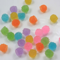 Cabochon en résine imitation bonbon sucré demi-rond plat de 15 mm, décoration alimentaire, accessoires de scrapbooking, bricolage, coque de téléphone