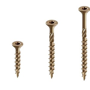 Vis à tête plate Yu Biao marron, taille 8-10, revêtement époxy antirouille, pour usage en construction - Product Image 3