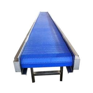 Gıda sınıfı PU plastik örgülü konveyör bandı modülü bölme tipi zincir plaka asansör hazne tırmanma konveyör ile - Product Image 4