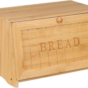 Caja de pan de bambú Yamaki Takekaku de 35x18.5x20.7cm con tapa y diseño de cajón para almacenamiento en la cocina - Product Image 4