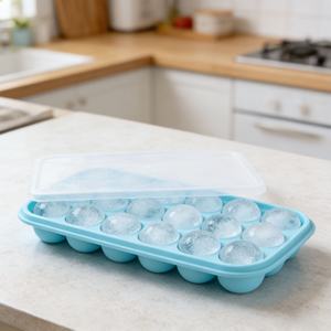 Molde de silicona reutilizable para cubitos de hielo al por mayor, alta flexibilidad, fácil desmolde, apto para alimentos, uso doméstico en la cocina - Product Image 5