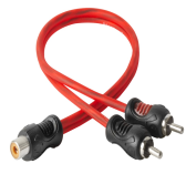 Cable de audio estéreo 2RCA macho a macho, suministro de fábrica, ODM OEM, logotipo personalizado, cable RCA rojo y blanco para amplificador de coche y altavoz doméstico - Product Image 2