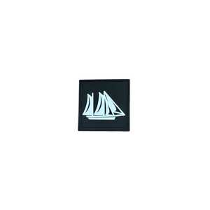 Custom Soft Pvc Rubber Sailboat <b>Patch</b> 3D Nautical Sew On Label For Clothing Bags <b>Jackets</b> - Product Image 1