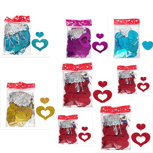 結婚式場のシーン装飾 誕生日パーティー用品 ハートグリッターバルーン レインペンダント 卸売 - Product Image 2