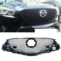 Grille de voiture CX-5 de haute qualité avec un design sportif en nid d'abeille, grille de ventilation de pare-chocs noire brillante