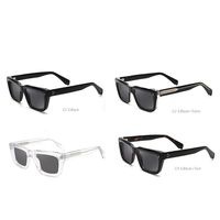 Lunettes de soleil en acétate polarisées vintage personnalisées de haute qualité pour hommes, lunettes de soleil mode en acétate en gros de Chine