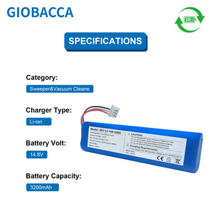 Máy hút bụi Pin thay thế cho Ecovacs Deebot <span class=keywords><strong>N8</strong></span> <span class=keywords><strong>N8</strong></span> Pro N5/N5 Pro N10/N10 Pro Deebot ozmo 900 920 14.8V 3200mAh - Product Image 2