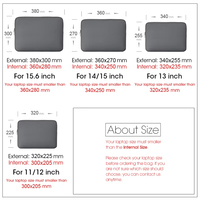 Sacoches pour ordinateur portable Xiaomi Lenovo Dell Housse pour ordinateur portable pour Macbook Air Pro 13 14 15 15.6 pouces étui pour ordinateurs portables