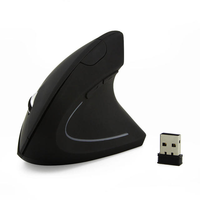 High Quality USB Mouse With Colorful LED Light 6D Computer Mice Wireless Vertical Ergonomic Optical Mouse