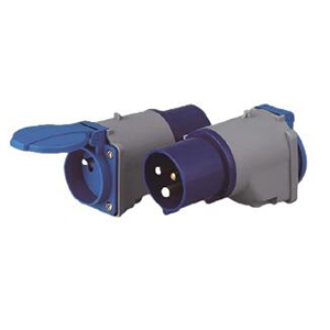 Z134F ZNPON 16A 250V SCHUKO Blaue Standard-Französische Referenz Europäische Rundloch-<span class=keywords><strong>Steckdose</strong></span> mit Abdeckung Wasserdichte Wandsteckdose - Product Image 3
