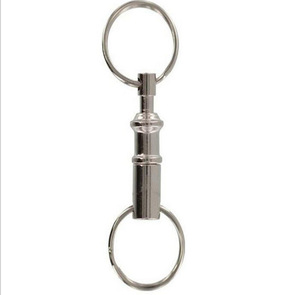 Venta al por mayor al aire libre EDC llavero <span class=keywords><strong>de</strong></span> liberación rápida desmontable doble anillo al aire libre <span class=keywords><strong>suegra</strong></span> colgante llavero - Product Image 5