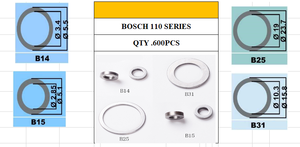 Kit de réglage d'injecteur pour B-osch série 110, rondelle de réglage, jeu de joints, B14, B15, B25, B31 - Product Image 3