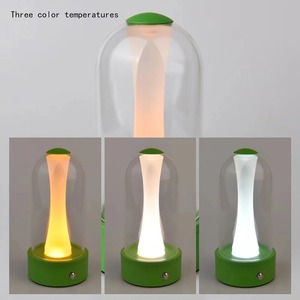 Lámpara de Escritorio Táctil Ajustable con Luz Ambiental, Carga USB, Luz Nocturna LED, Estilo Nórdico, Portátil, para Familia, Camping, Restaurante - Product Image 3