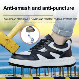 <span class=keywords><strong>Scarpe</strong></span> <span class=keywords><strong>Antinfortunistiche</strong></span> Classiche Traspiranti per Viaggi e Tempo Libero, Calzature da Lavoro Antiurto e Antiperforazione con Punta in Acciaio per Uomo e <span class=keywords><strong>Donna</strong></span> - Product Image 3