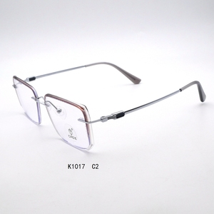 แว่นตา K1017 กรอบโลหะเมมโมรี่ น้ำหนักเบา ทนทาน ทันสมัย ดีไซน์ยืดหยุ่นเพื่อความสบาย - Product Image 5