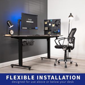 Organizador de Escritorio de Metal con Panel Perforado, Acero al Carbono, Tipo Gancho Rectangular, Estante de Almacenamiento Multifuncional para Accesorios de Deportes Electrónicos - Product Image 3