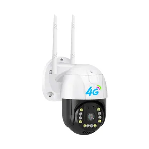 Camera Ip Theo Dõi Tự Động Nóng Phát Hiện Chuyển Động Gsm 4G PTZ Mạng Ip Không Dây Camera Ngoài Trời Với Thẻ Sim 3G 4G Camera