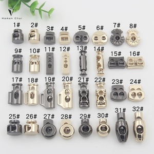 Stoppeurs de cordon métalliques pour vêtements et sacs - Product Image 4