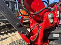 Excavatrice sur chenilles hydraulique Yanmar VIO80 d'occasion en bon état, 8 tonnes, Yanmar 55, KX080, mini-excavatrice à oscillation de queue nulle pour la construction