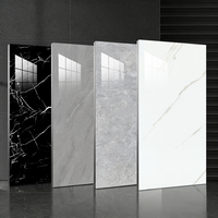Autocollant mural géométrique moderne pour intérieur, panneau mural en PVC auto-adhésif imperméable