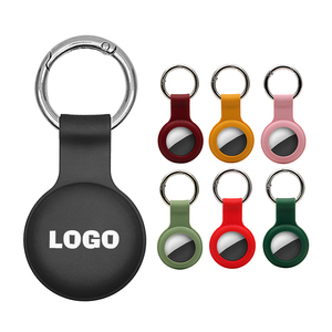 כיסוי מגן מסיליקון נייד ועמיד בפני זעזועים למחזיק מפתחות AirTag של LeYi, מתאים לחיות מחמד, למכשירי AirTag ולטלפונים ניידים. - Product Image 1