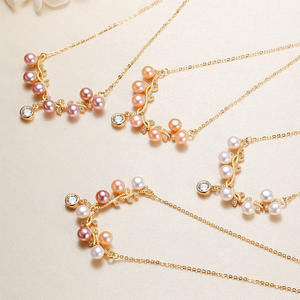 สร้อยคอและจี้ไข่มุกน้ำจืดสไตล์ชาติพันธุ์ขายส่ง แหล่งจากแผงขายสินค้าขนาดเล็กในจูจี - Product Image 4