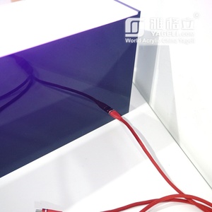 Wholesale Customized Premium for 3-Layer LED Acrylic Wine Rack Modern Freestanding Stepped Display with <b>Control</b> - Product Image 4